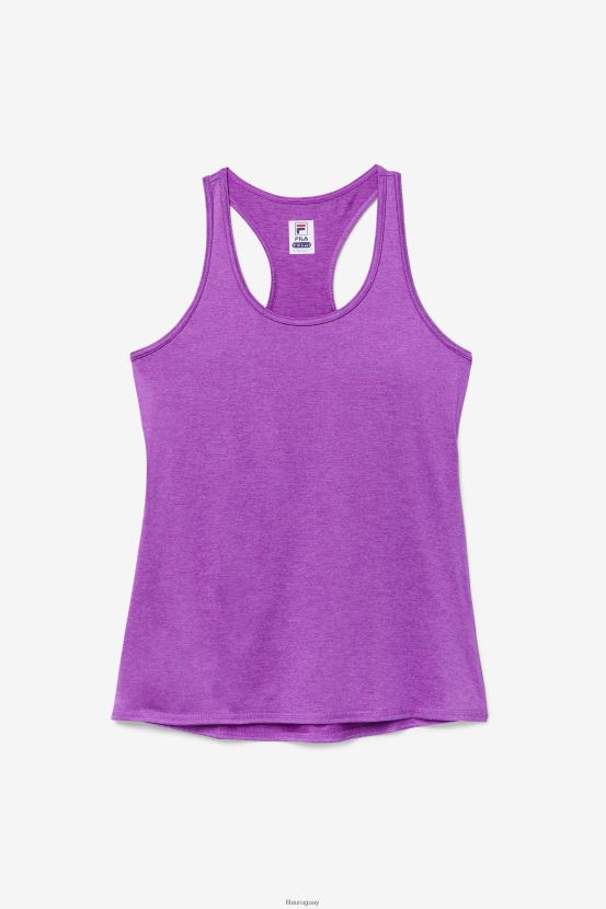brezo de cactus morado FILA pickleball racerback tanque púrpura cactus brezo fila 6L8PR22021