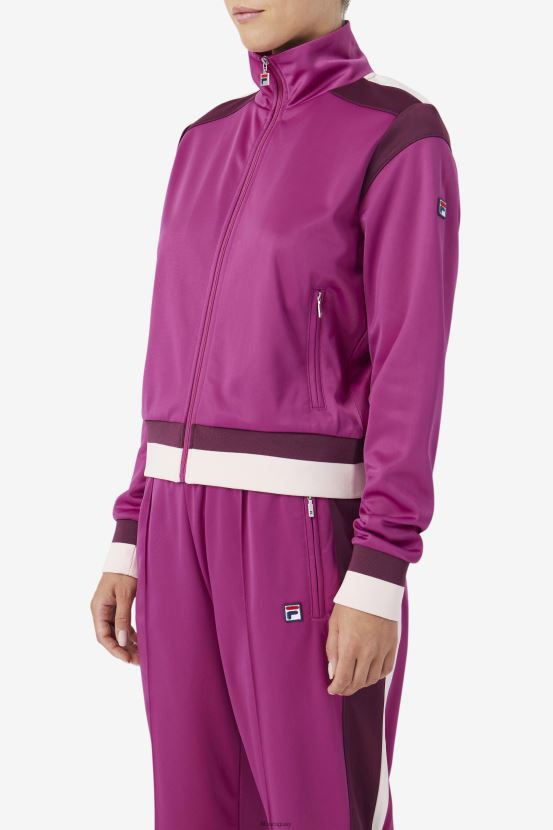 colorete/vino de uva/popurrí FILA chaqueta deportiva fila color rojo/vino de uva/popurrí 6L8PR21761