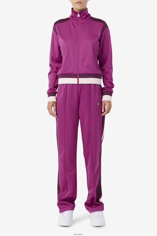 colorete/vino de uva/popurrí FILA chaqueta deportiva fila color rojo/vino de uva/popurrí 6L8PR21761