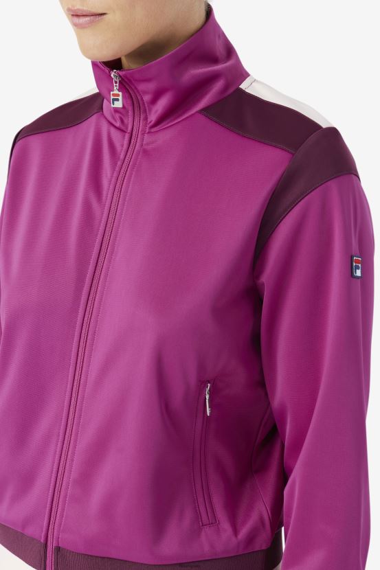 colorete/vino de uva/popurrí FILA chaqueta deportiva fila color rojo/vino de uva/popurrí 6L8PR21761