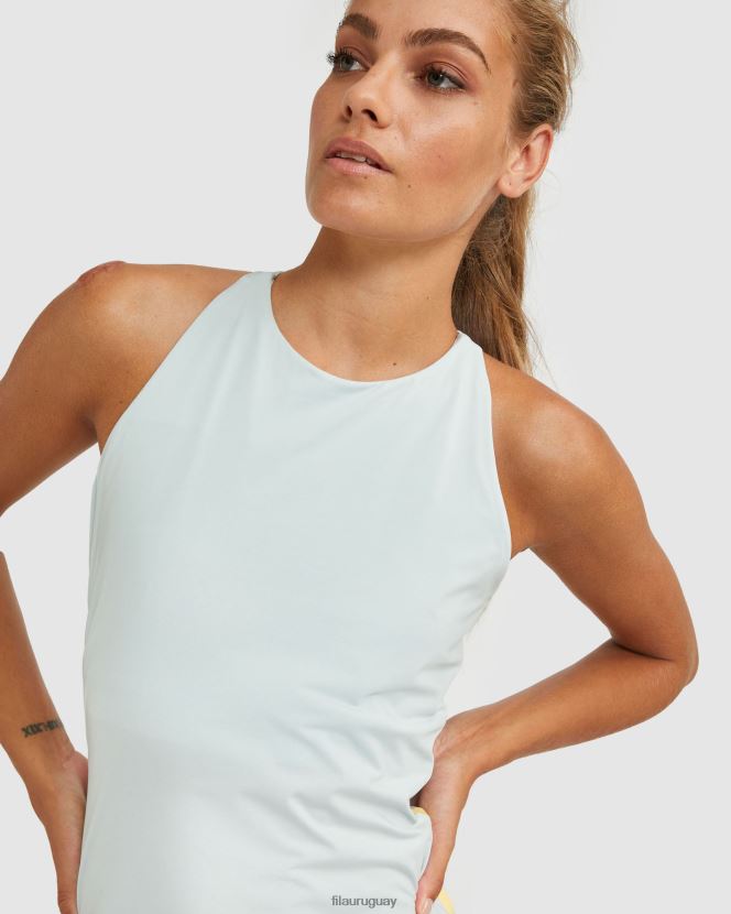 gris/sol FILA fila tanque de cuello alto con espalda cruzada fila gris/sol 6L8PR22918