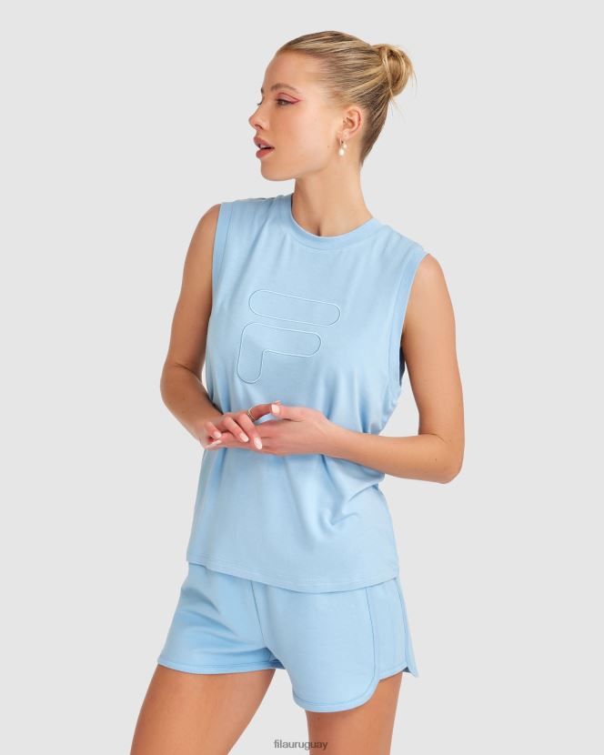 lago glaciar FILA fila spencer tank para mujer lago glaciar 6L8PR22820