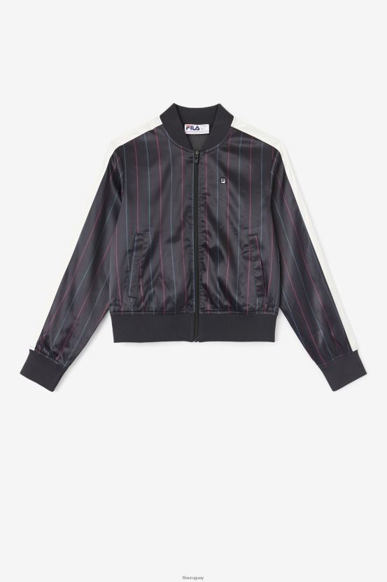 negro/tofu FILA chaqueta de chándal de satén farah fila black/tofu 6L8PR21778