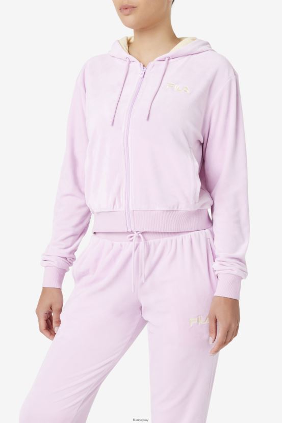 orquídea FILA chaqueta fila zura velour orquídea 6L8PR21764