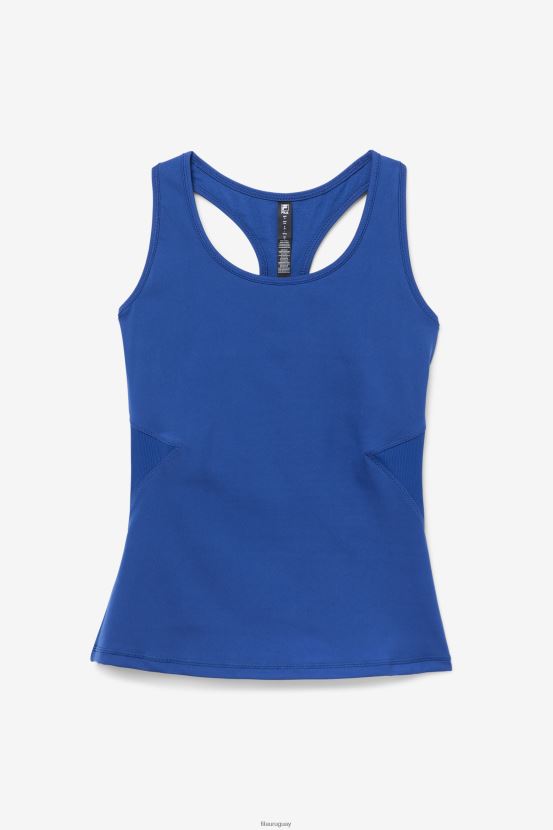 peonía azul marino/negro FILA Camiseta sin mangas con espalda cruzada abierta Uplift fila Navy peony/black 6L8PR21874
