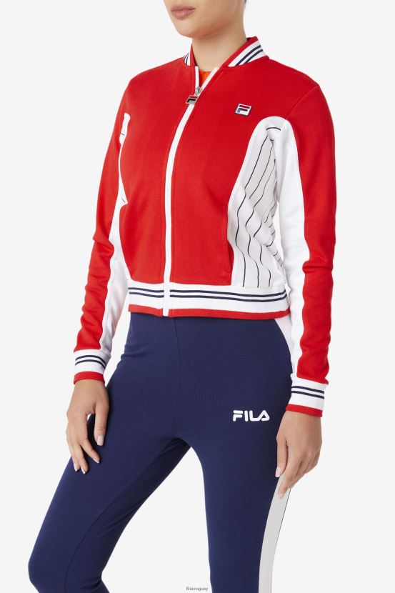 rojo/blanco/azul marino FILA fila chaqueta settanta ii rojo/blanco/azul marino 6L8PR21780