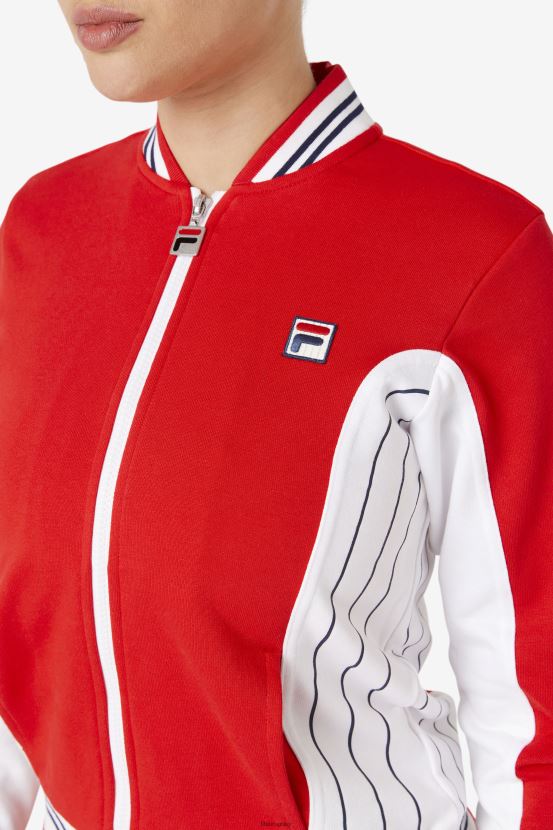 rojo/blanco/azul marino FILA fila chaqueta settanta ii rojo/blanco/azul marino 6L8PR21780