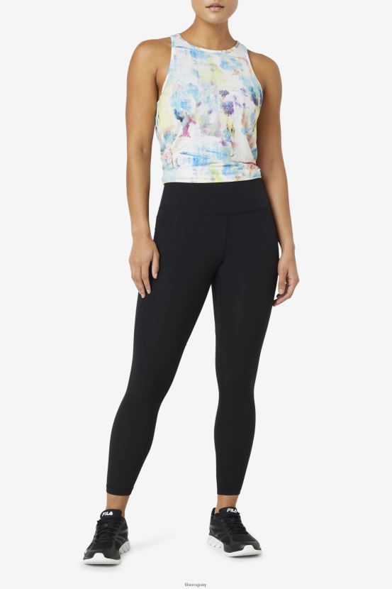 teñido anudado FILA camiseta sin mangas con espalda abierta fila fi-lux tie-dye 6L8PR21863