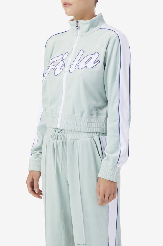 éter/blanco/azul FILA chaqueta de terciopelo fila valery éter/blanco/azul 6L8PR21767