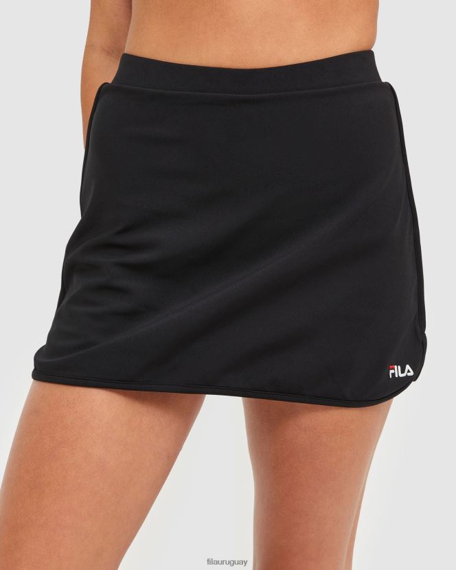 negro FILA falda pantalón fila negra clásica para mujer 6L8PR22878