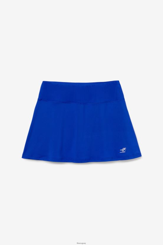 azul atómico FILA Falda pantalón con volantes de pickleball azul atómico fila 6L8PR22040