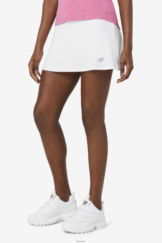 blanco FILA Falda pantalón fila blanca pickleball con volantes 6L8PR22038