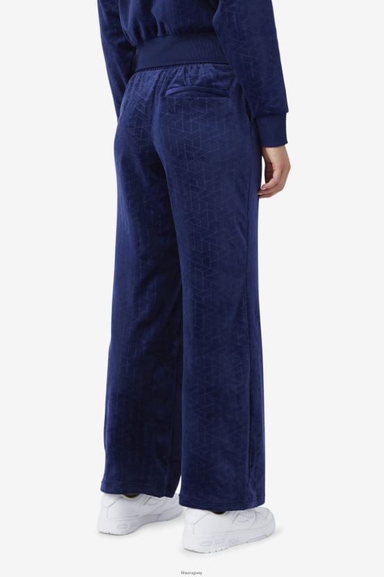 Armada FILA pantalón de chándal de velour devika fila azul marino 6L8PR21598
