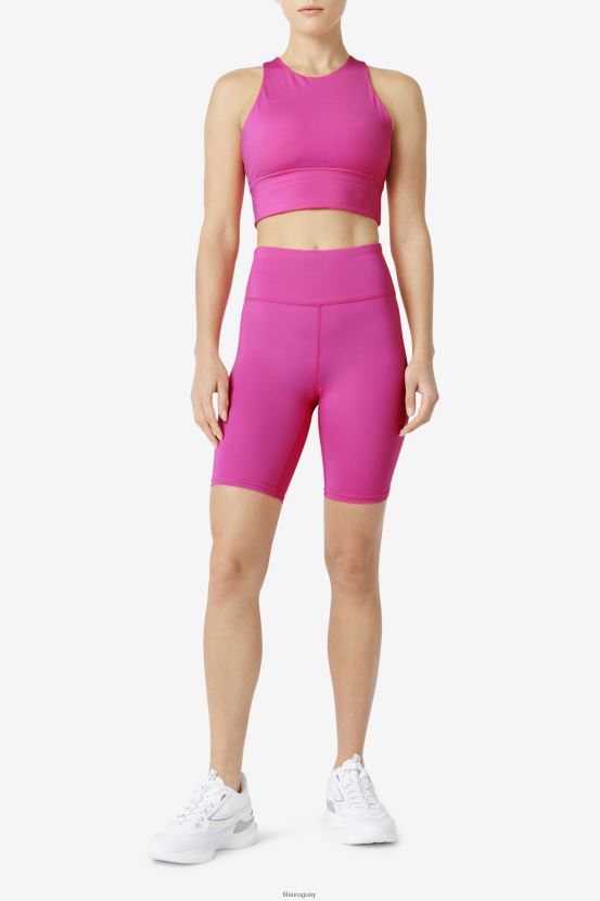 Rosa brillante FILA Pantalón corto de bicicleta Forza 8 pulgadas fila rosa brillante 6L8PR21946
