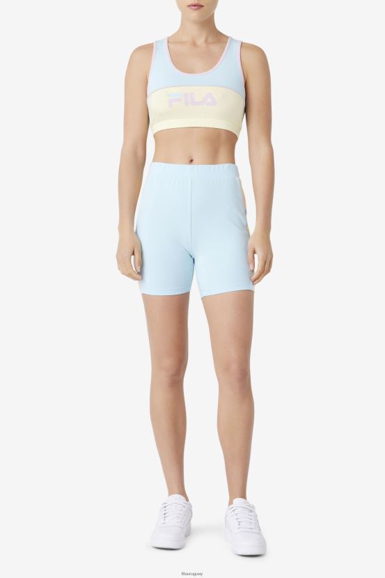 azul FILA pantalón corto ciclista fila davina azul 6L8PR21647