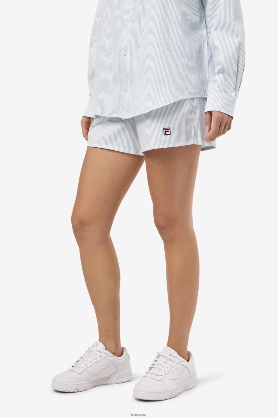 azul blanco FILA fila ariella short azul/blanco 6L8PR21693