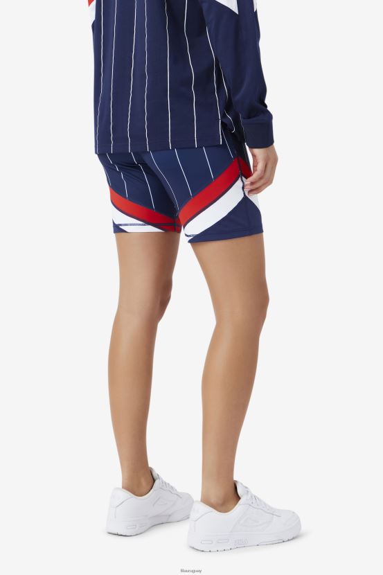 azul marino/rojo/blanco FILA pantalón corto ciclista yareli azul marino/rojo/blanco fila 6L8PR21577
