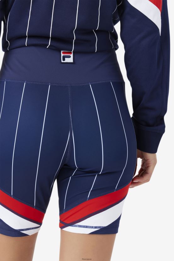 azul marino/rojo/blanco FILA pantalón corto ciclista yareli azul marino/rojo/blanco fila 6L8PR21577