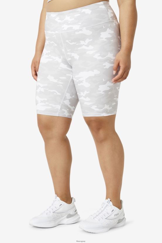 blanco FILA pantalón corto de ciclismo fila forza blanco de 8 pulgadas 6L8PR21954