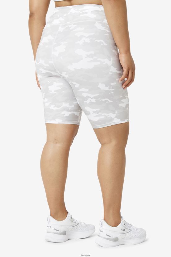 blanco FILA pantalón corto de ciclismo fila forza blanco de 8 pulgadas 6L8PR21954
