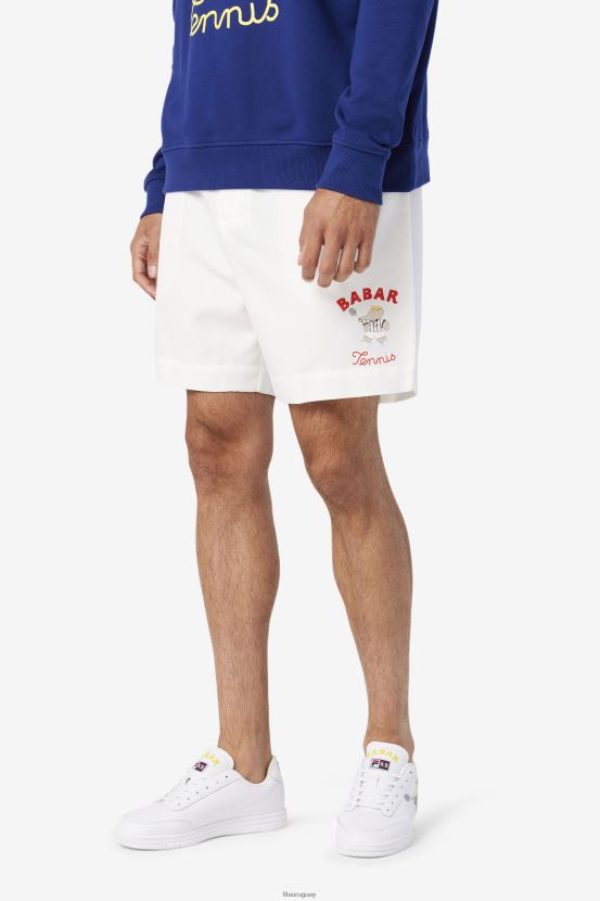 blanco/azul faro/rojo fuego FILA fila blanco/beacon azul/fuego rojo fila x rb babar marckus shorts 6L8PR21702