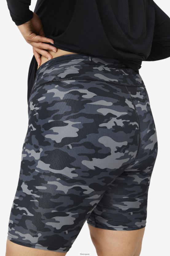 camuflaje oscuro FILA pantalón corto de bicicleta fila forza 8inch camuflaje oscuro 6L8PR21951