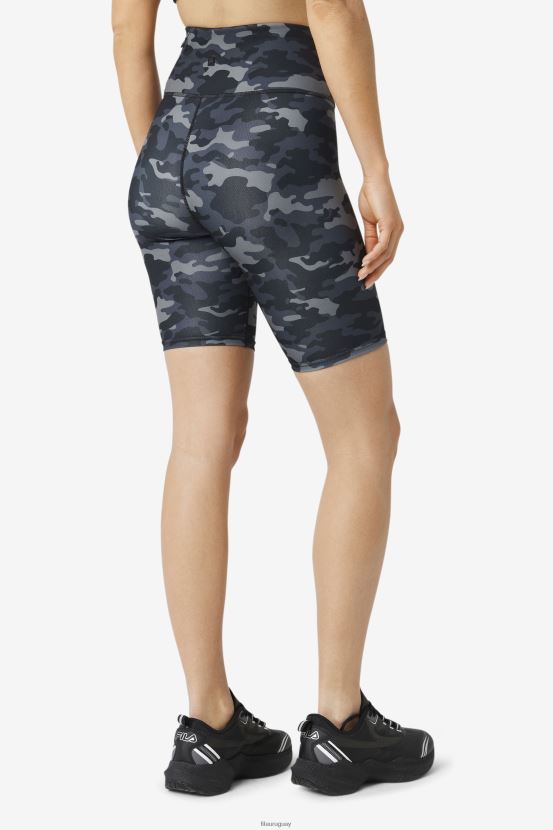 camuflaje oscuro/negro FILA Pantalón corto de bicicleta Forza de 8 pulgadas fila dark camo/black 6L8PR21940
