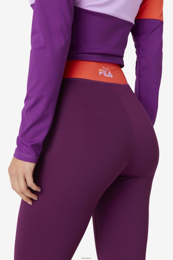 carisma/pétalo de azafrán/cayena FILA fila marnie baselayer legging charisma/crocus petal/cayenne 6L8PR21735