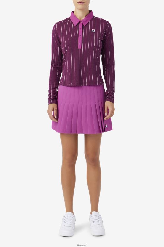 colorete FILA falda plisada amy fila rouge 6L8PR21748
