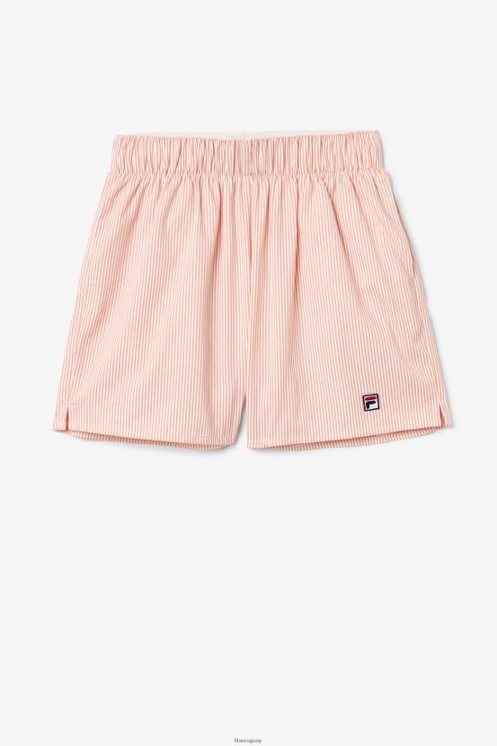 coral almendra/blanco FILA ariella short fila coral almond/white 6L8PR21694