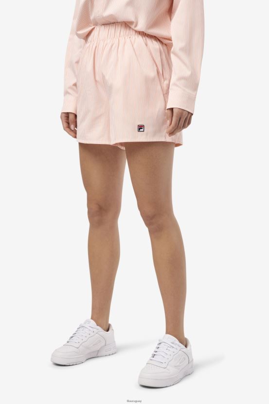 coral almendra/blanco FILA ariella short fila coral almond/white 6L8PR21694
