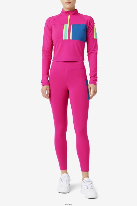 festival fucsia FILA festival fucsia fila finamente rendimiento legging 6L8PR21707