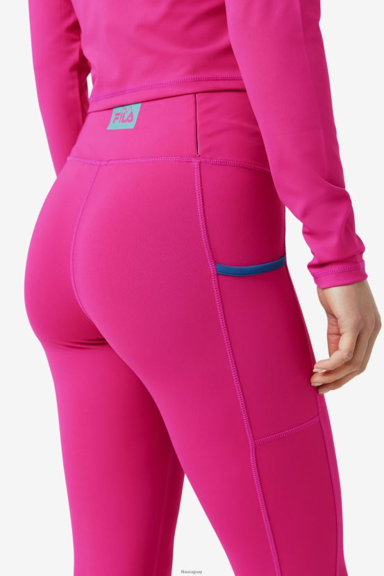 festival fucsia FILA festival fucsia fila finamente rendimiento legging 6L8PR21707