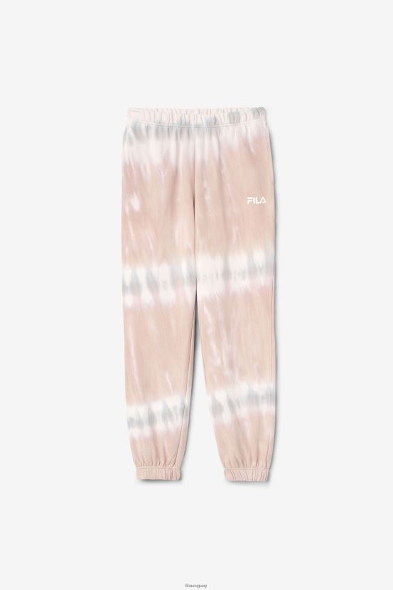 gardenia/blanco/bloque belga FILA fila raleigh joggers tie-dye gardenia/blanco/belgian block 6L8PR21657