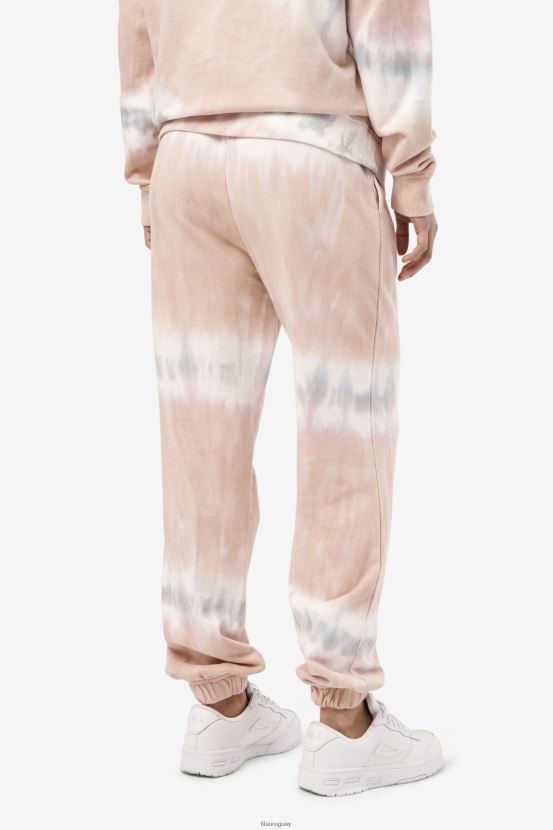 gardenia/blanco/bloque belga FILA fila raleigh joggers tie-dye gardenia/blanco/belgian block 6L8PR21657
