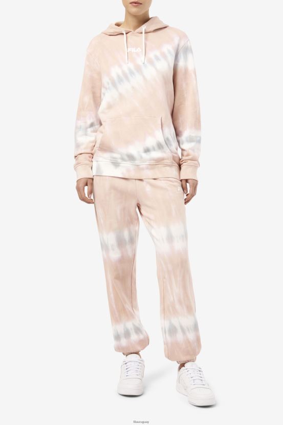 gardenia/blanco/bloque belga FILA fila raleigh joggers tie-dye gardenia/blanco/belgian block 6L8PR21657