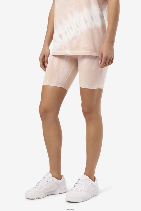 gardenia/blanco/bloque belga FILA pantalón corto ciclista fila gardenia/blanco/belgian block taima tie-dye 6L8PR21678