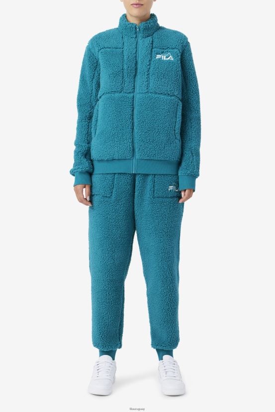 lago profundo FILA freyja sherpa jogger lago profundo fila 6L8PR21583