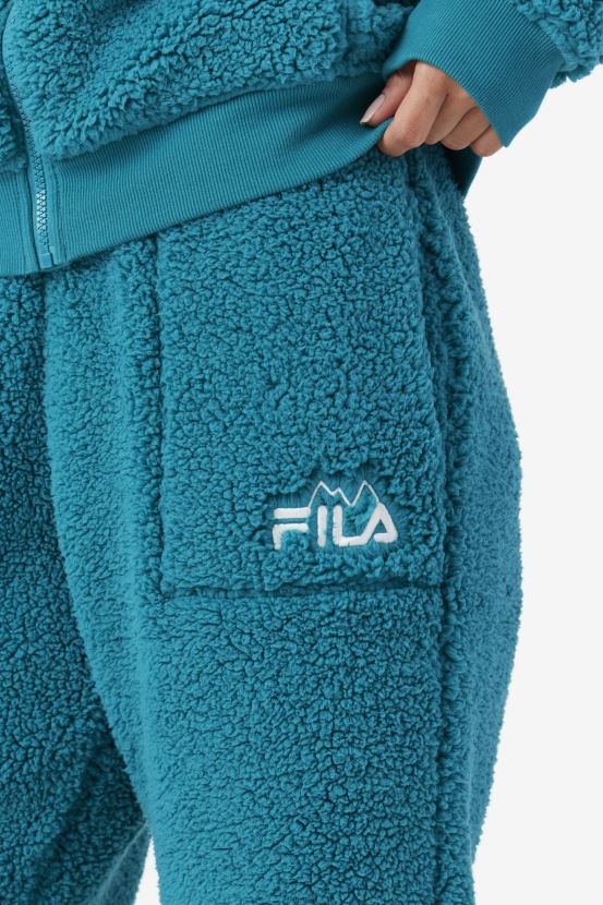 lago profundo FILA freyja sherpa jogger lago profundo fila 6L8PR21583