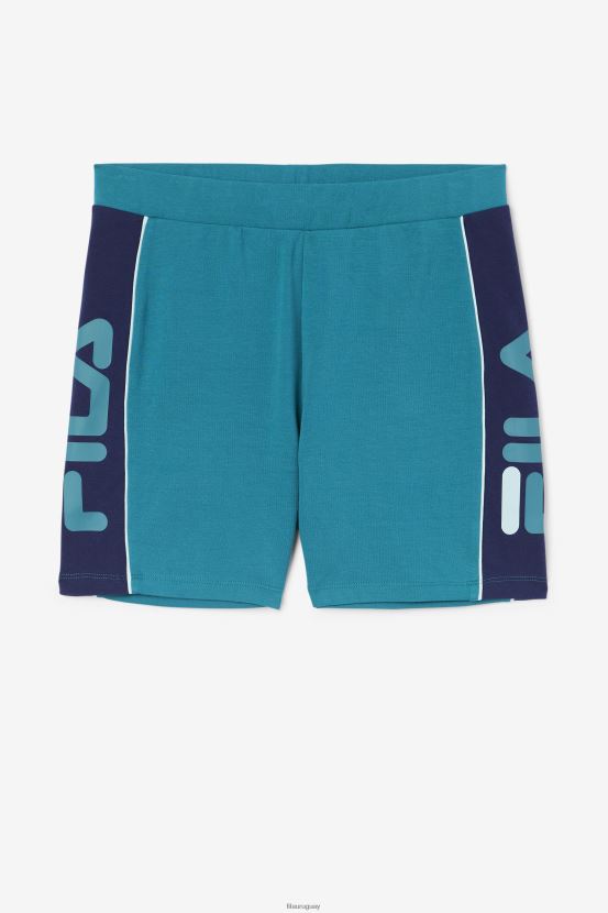 lago profundo/marina/agua helada FILA pantalón corto ciclista fila deep lake/navy/iced aqua davina 6L8PR21696