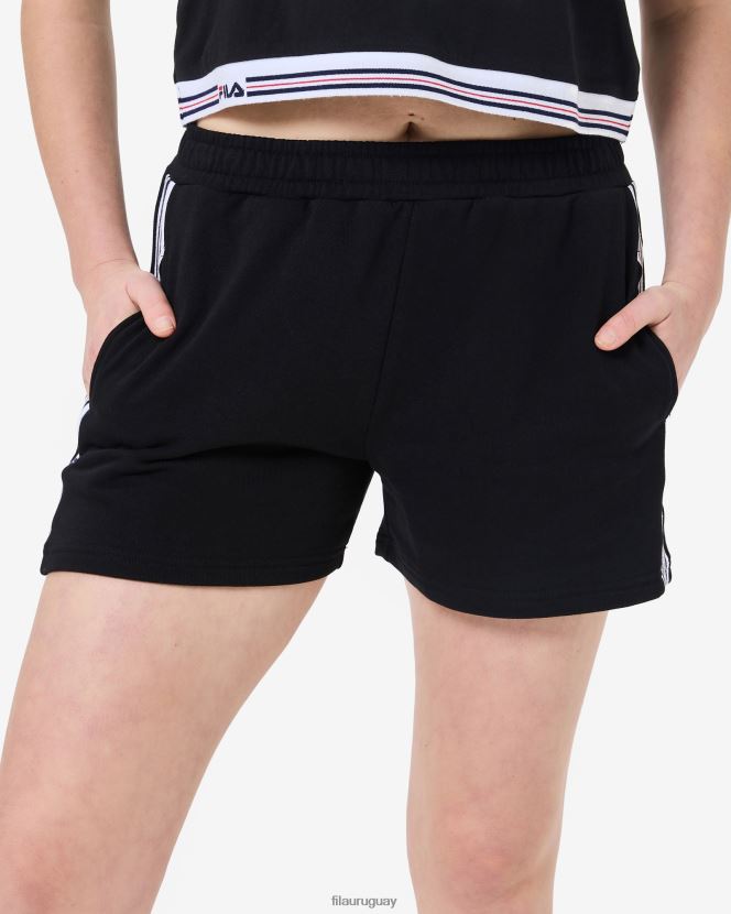 negro FILA pantalones cortos fila lia negros para mujer 6L8PR22992