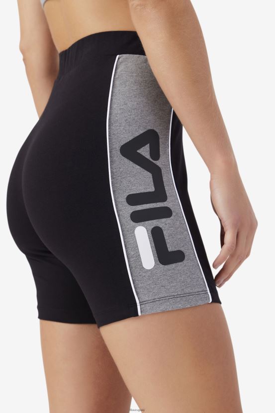 negro/brezo/blanco FILA pantalón corto davina bike fila negro/brezo/blanco 6L8PR21640