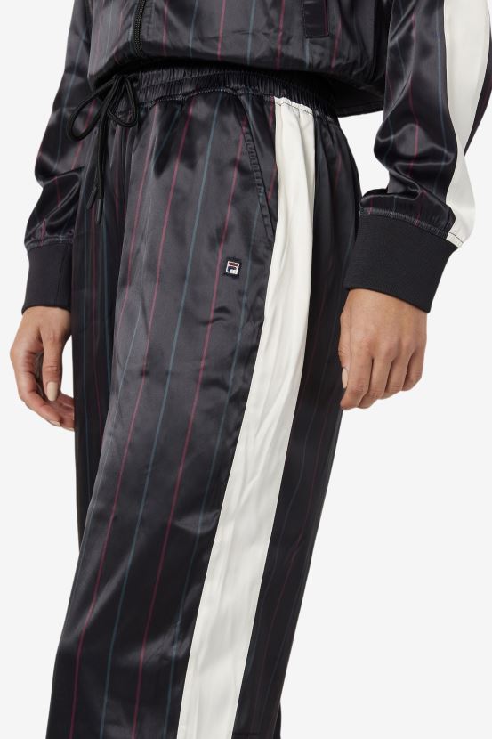 negro/tofu FILA pantalón cropped satinado fila aviana negro/tofu 6L8PR21665