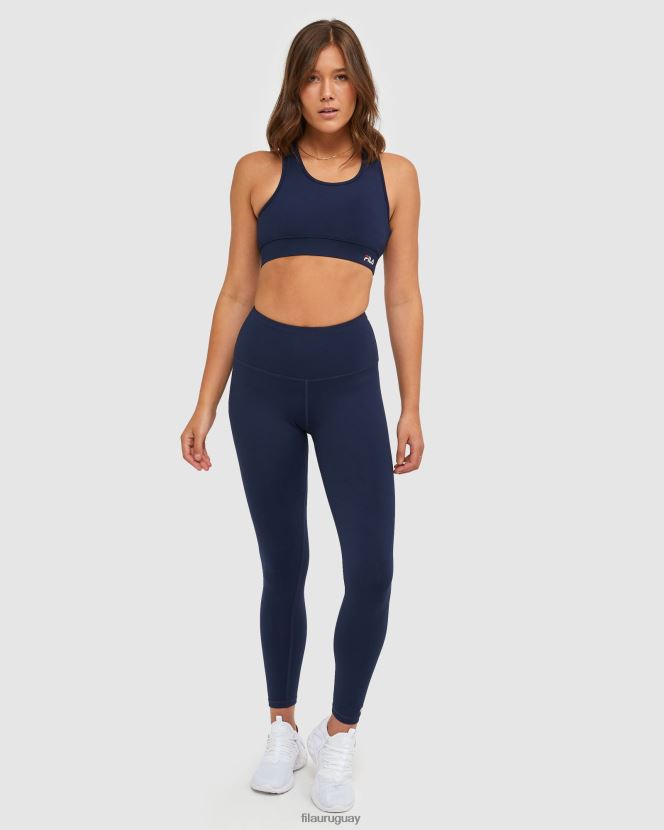 nueva marina FILA Nuevas mallas completas clásicas azul marino para mujer fila 6L8PR22898