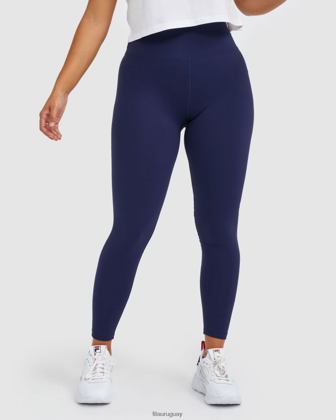 nueva marina FILA Nuevas mallas con insignia azul marino para mujer fila 6L8PR22988
