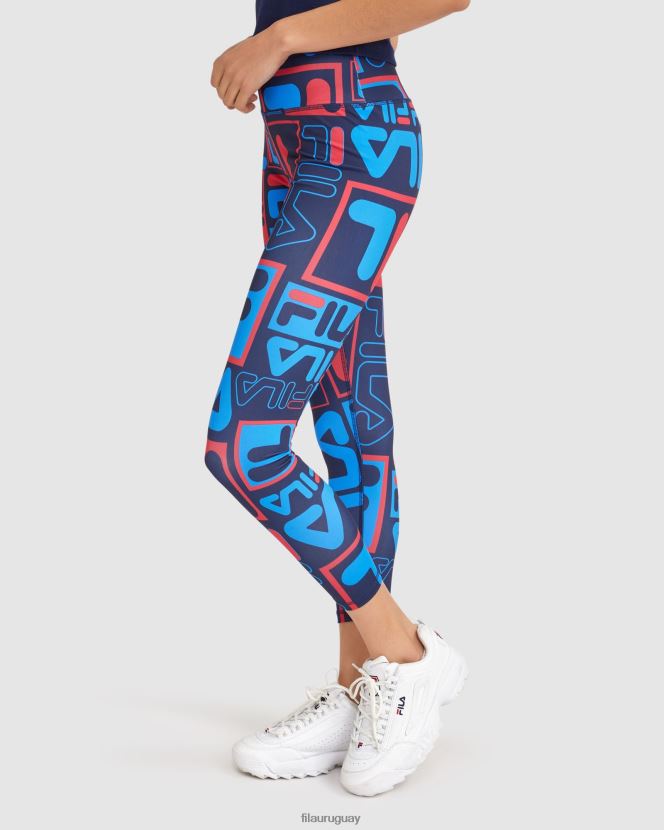 nueva marina FILA mallas fila anja mujer nuevo azul marino 6L8PR22827