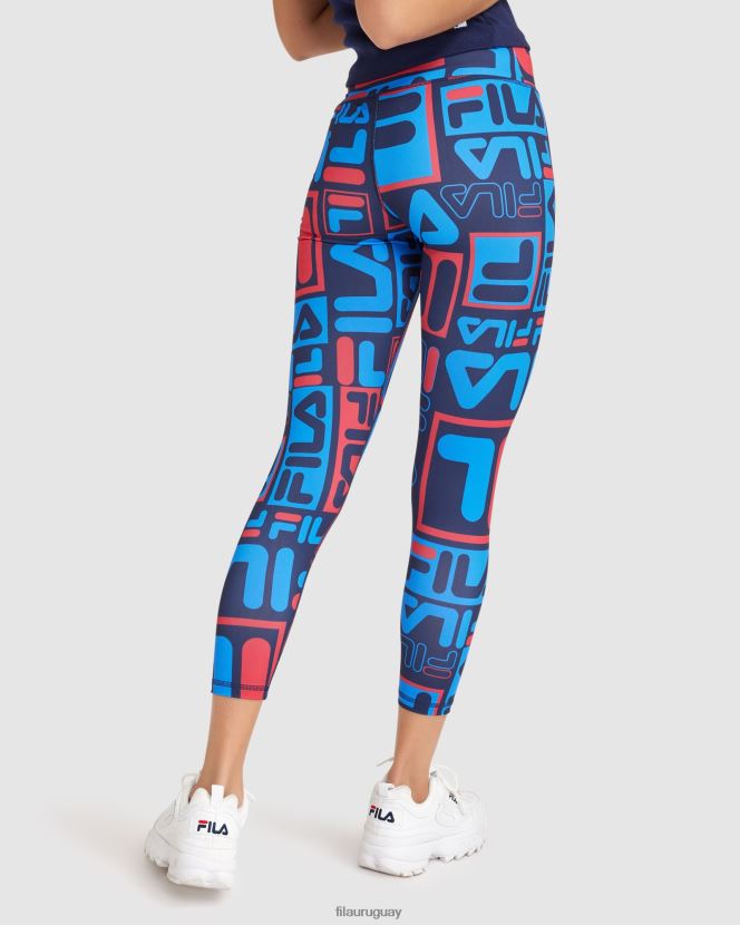 nueva marina FILA mallas fila anja mujer nuevo azul marino 6L8PR22827