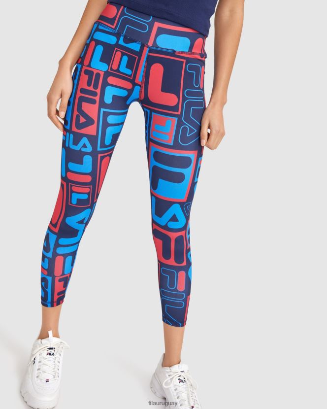 nueva marina FILA mallas fila anja mujer nuevo azul marino 6L8PR22827