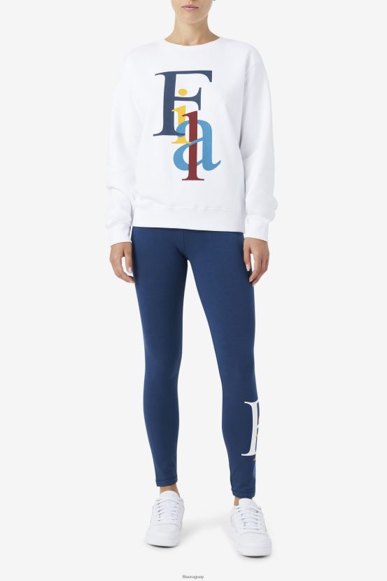 océano/blanco FILA mallas fila ocean/white luelle 6L8PR21708