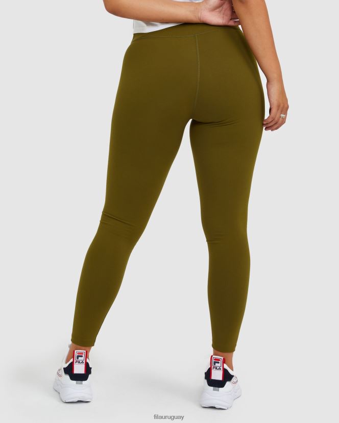 oliva militar FILA insignia de mujer ajustada militar oliva fila 6L8PR22987